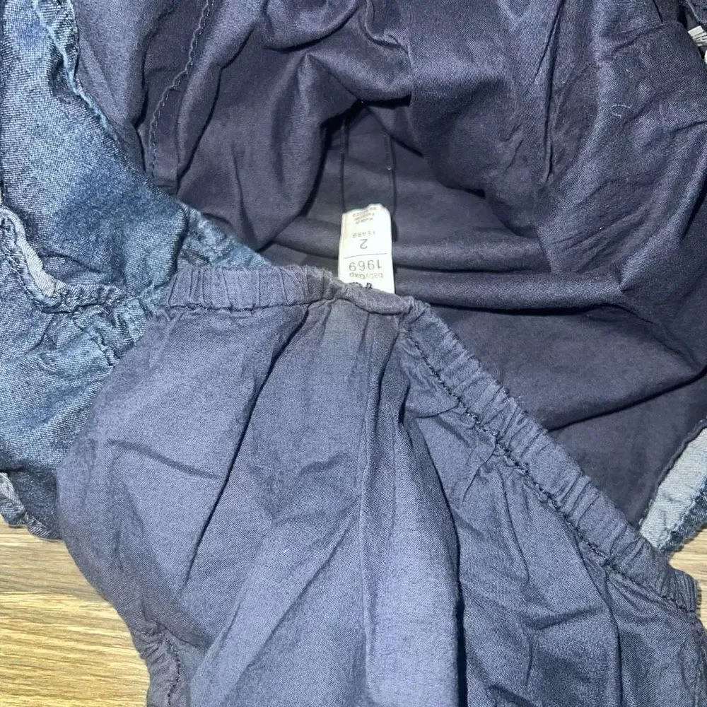Peter Pan Collar Denim Dress by Gap Baby